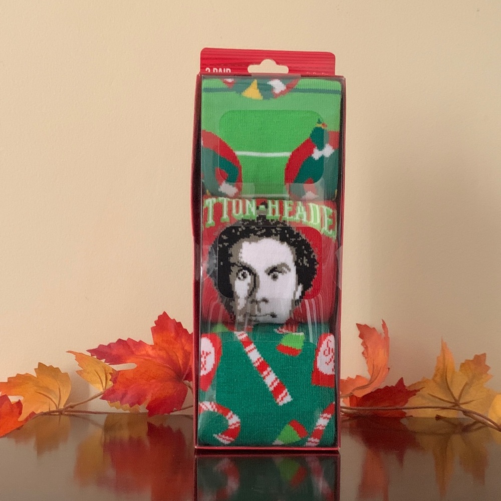 Bioworld Elf Movie Festive Socks - Red, Green, White